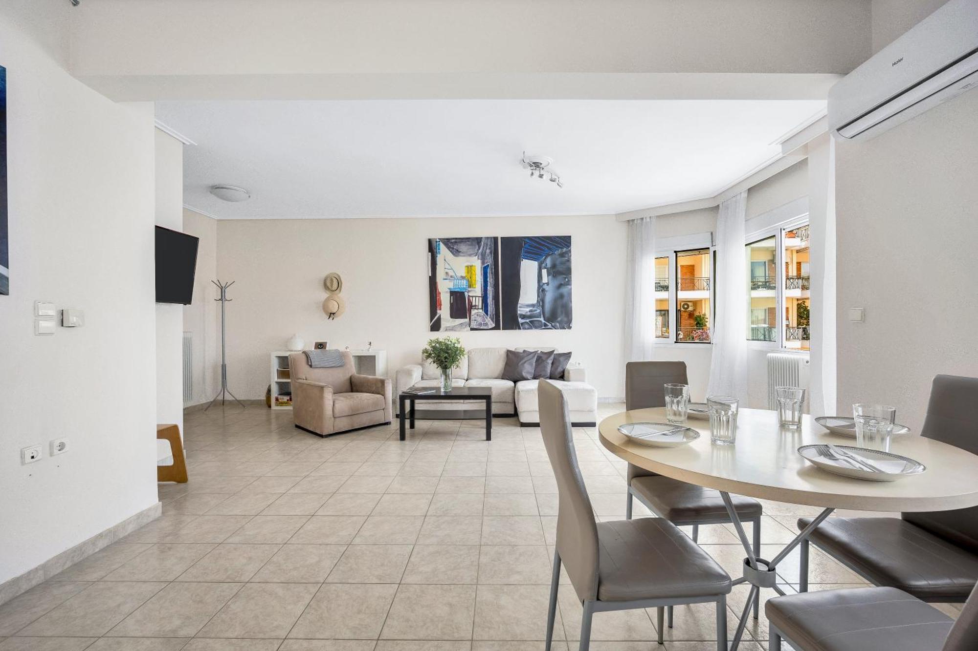 Fabulous Central Apartment Close To The Sea! Chalkís Exteriör bild