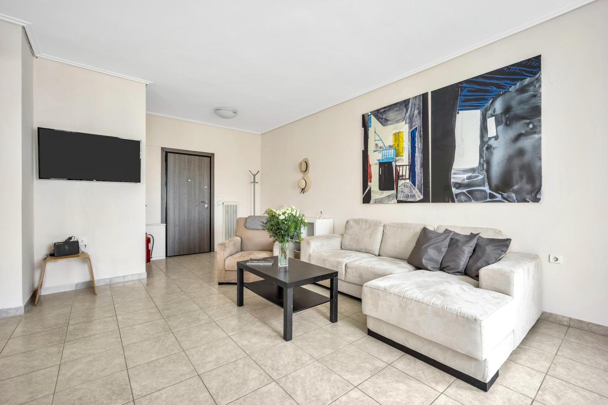 Fabulous Central Apartment Close To The Sea! Chalkís Exteriör bild