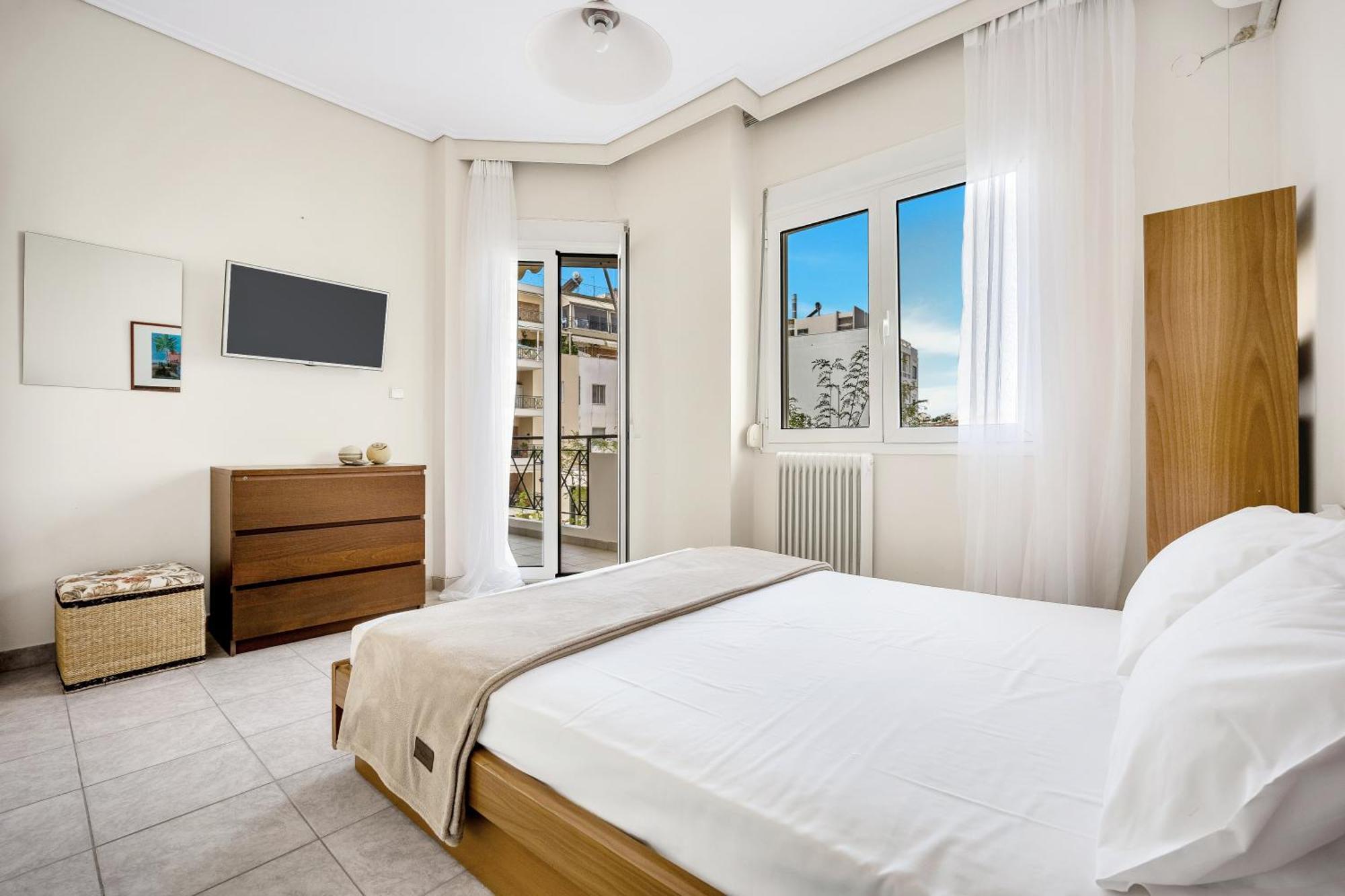 Fabulous Central Apartment Close To The Sea! Chalkís Exteriör bild