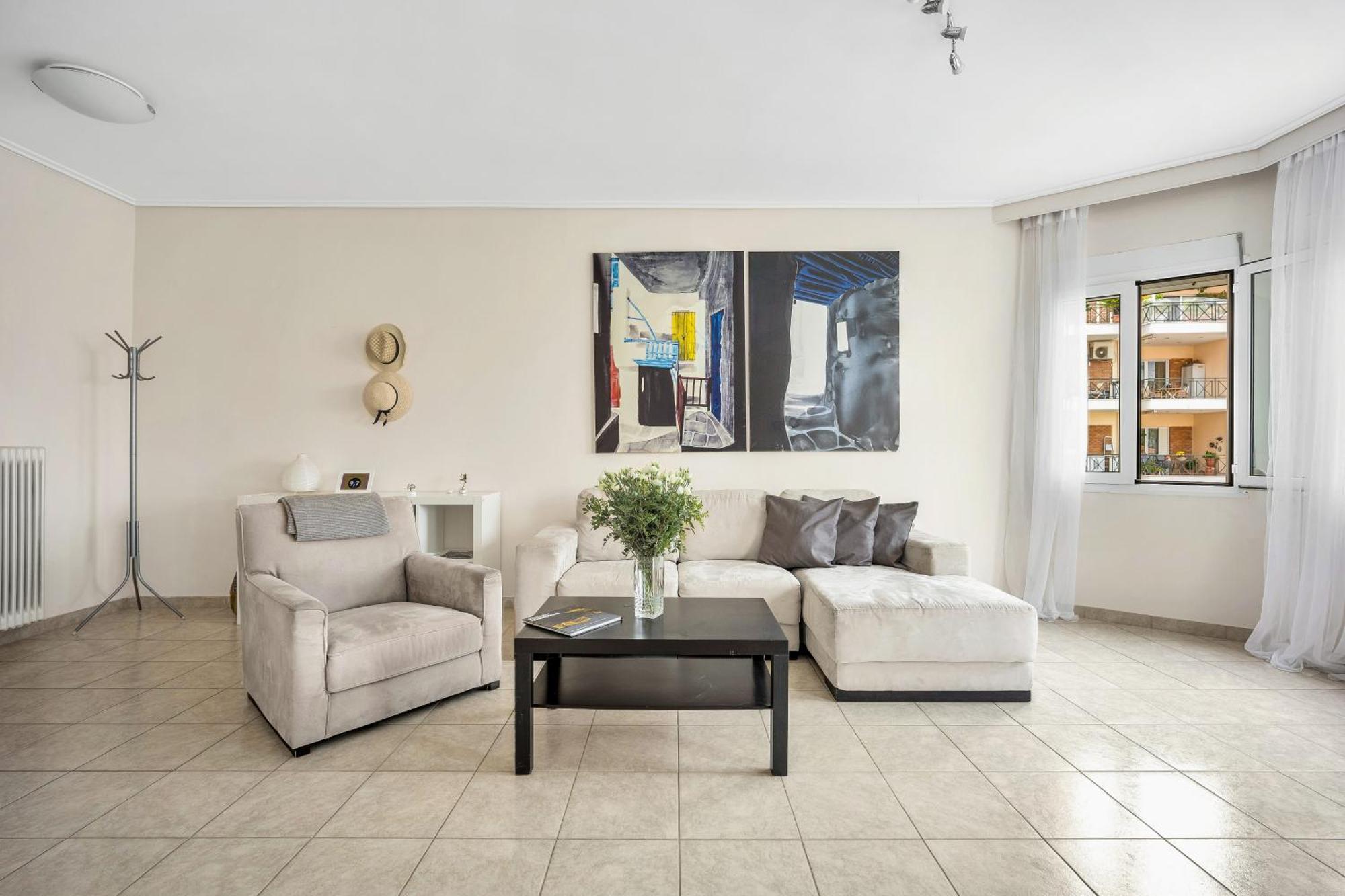 Fabulous Central Apartment Close To The Sea! Chalkís Exteriör bild