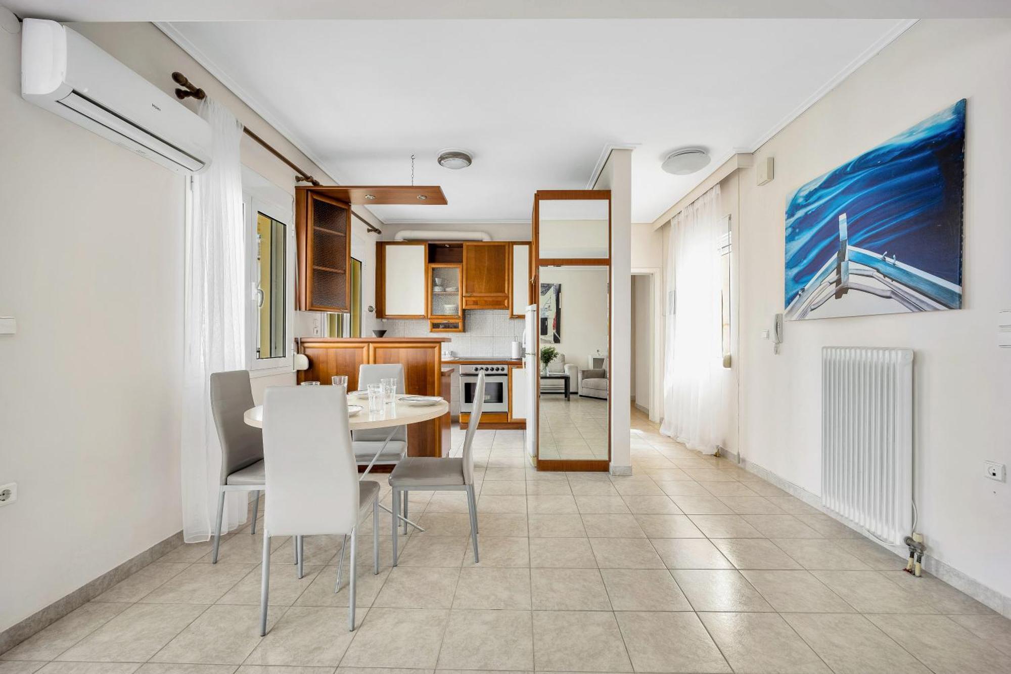 Fabulous Central Apartment Close To The Sea! Chalkís Exteriör bild